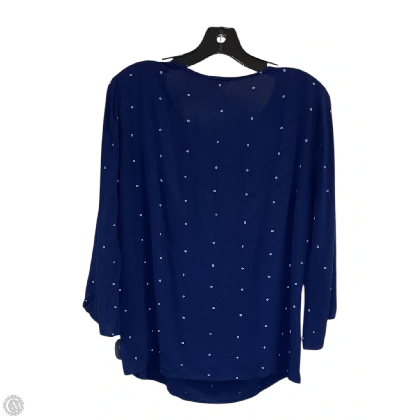 Top 3/4 Sleeve By Tribal In Navy, Size: S