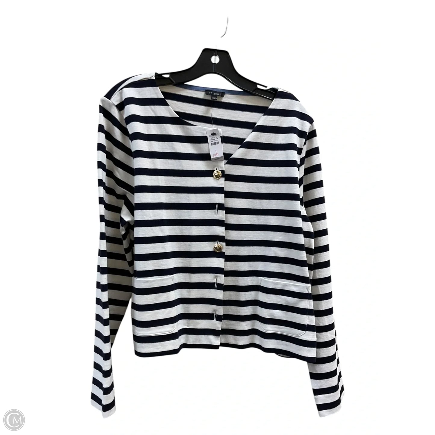 Cardigan By Talbots In Navy, Size: L