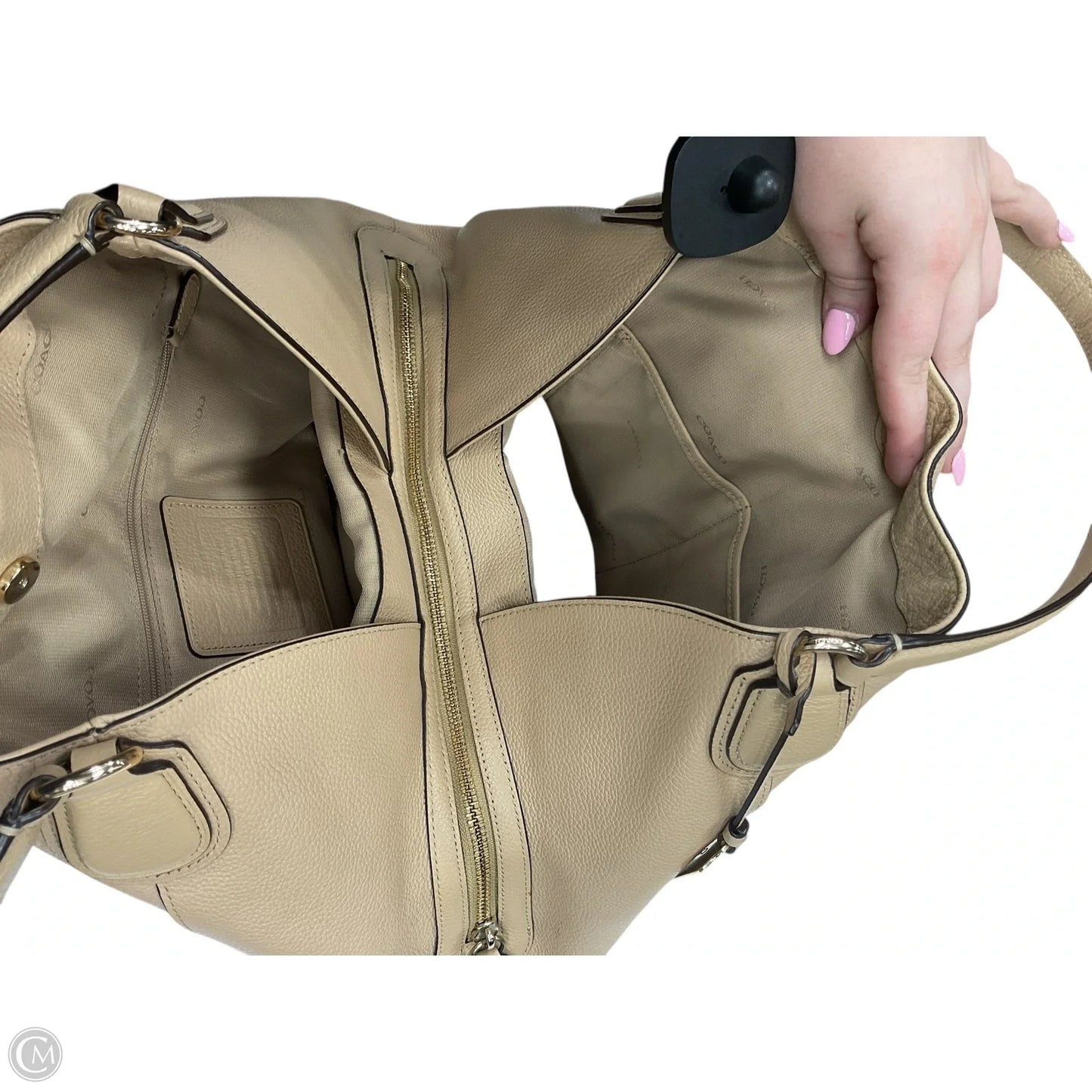 Handbag Designer By Coach, Size: Medium