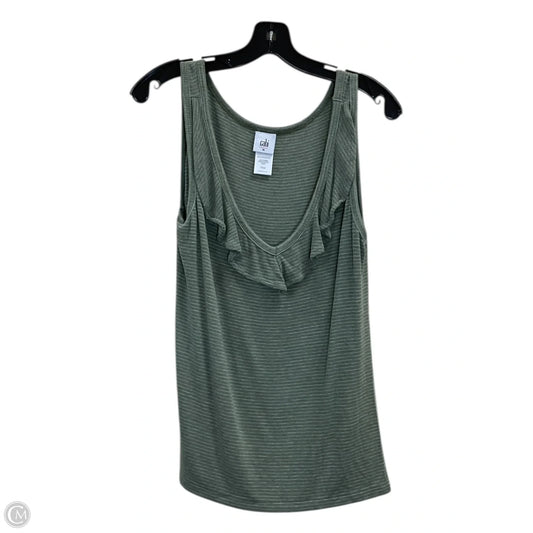 Top Sleeveless By Cabi In Green, Size: M