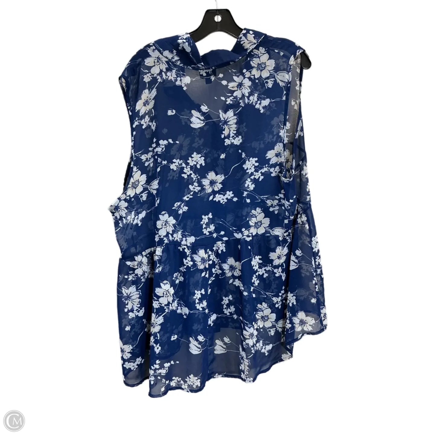 Tunic Sleeveless By Torrid In Blue, Size: 2x
