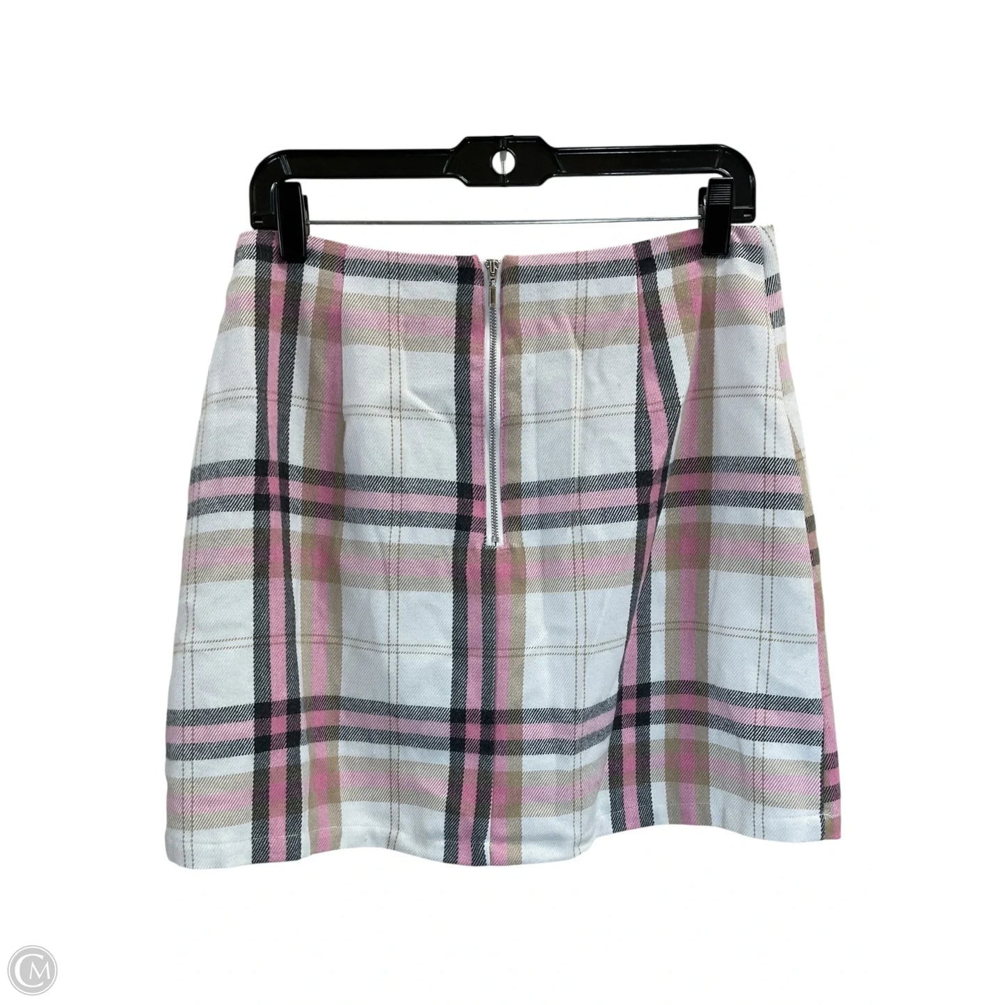 Skirt Mini & Short By Blue Rain In Pink & Tan, Size: L