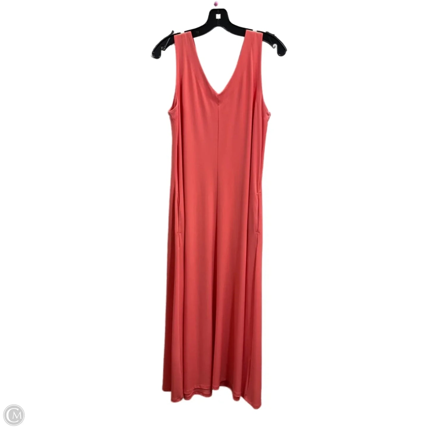 Dress Casual Maxi By Chicos In Orange, Size: M