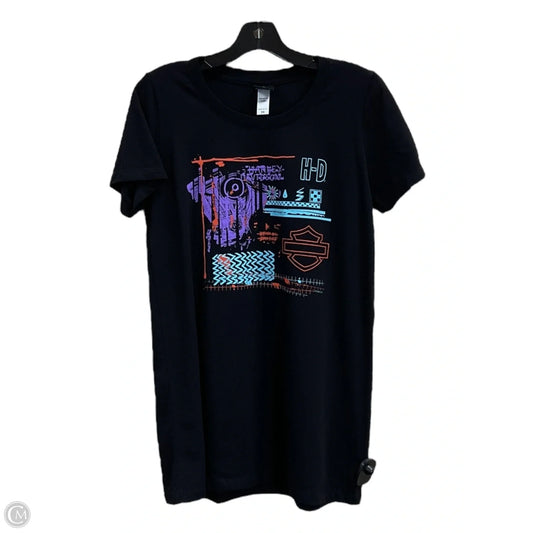 Top Short Sleeve By Harley Davidson In Black, Size: M