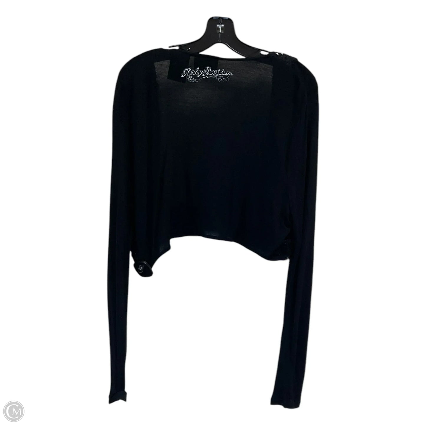 Cardigan By Harley Davidson In Black, Size: Xl
