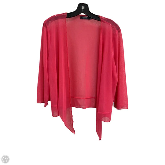 Cardigan By Clothes Mentor In Red, Size: L
