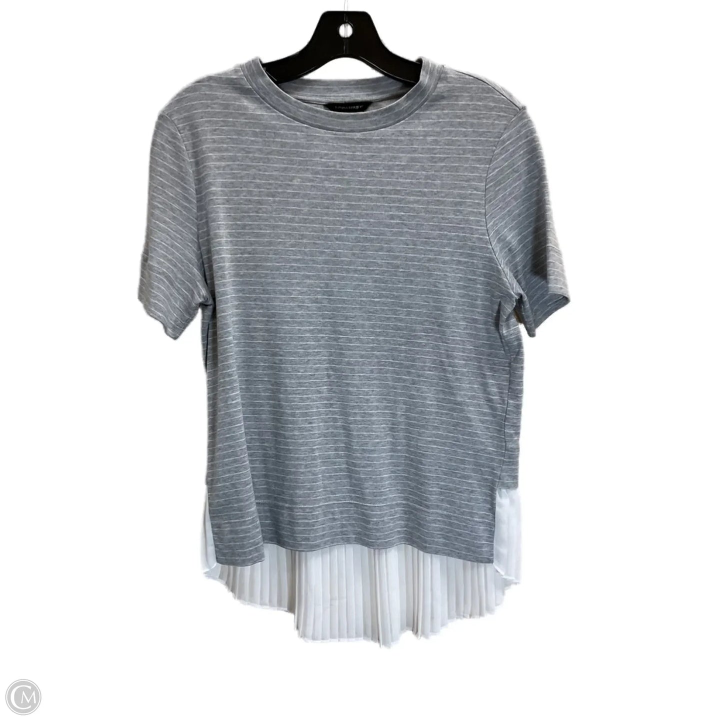 Top Short Sleeve By Banana Republic In Grey, Size: Xs