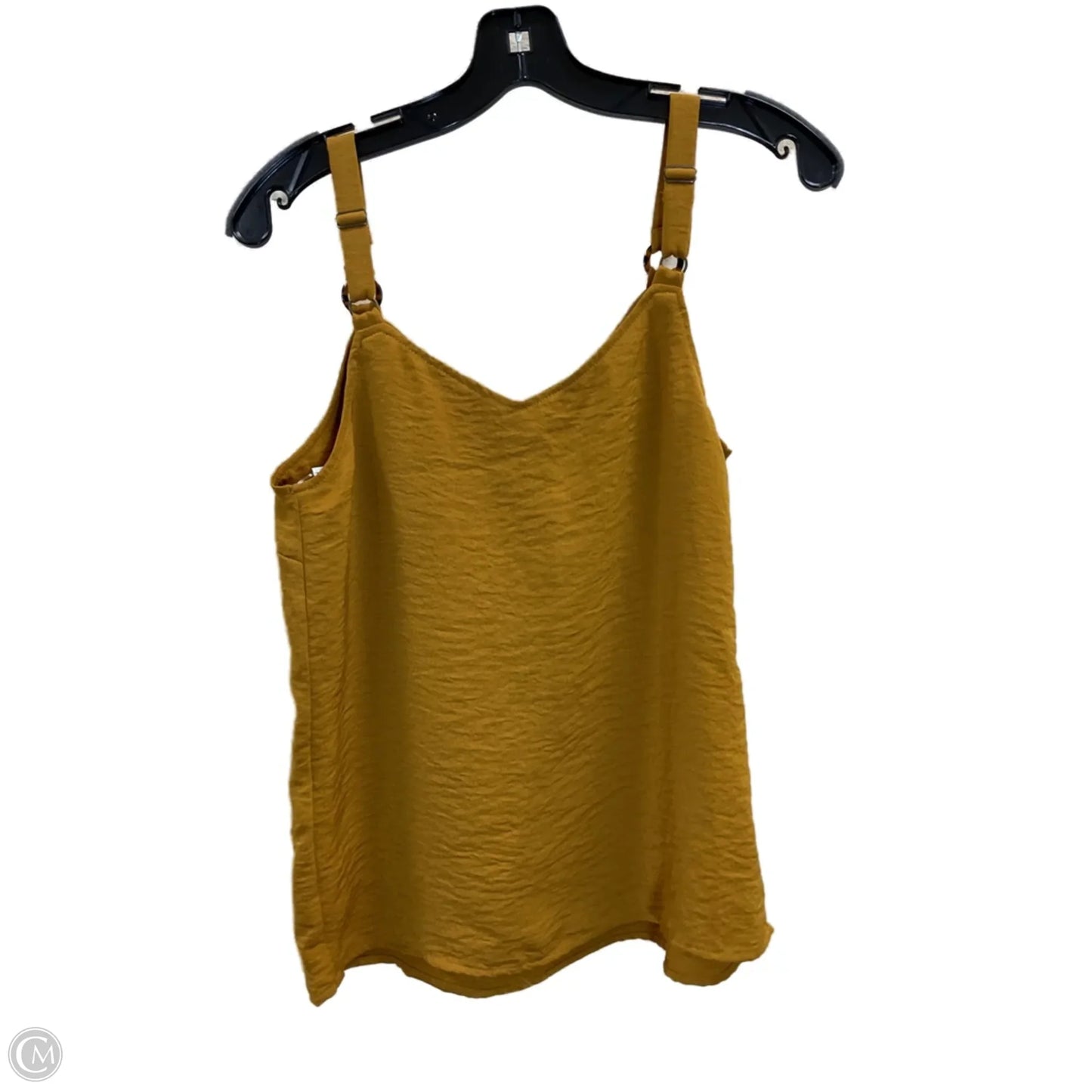 Top Sleeveless By Maurices In Yellow, Size: S