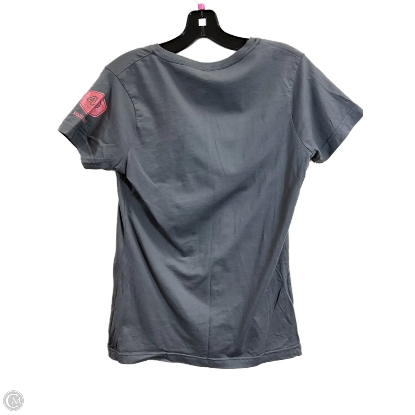 Top Short Sleeve By Clothes Mentor In Grey, Size: M