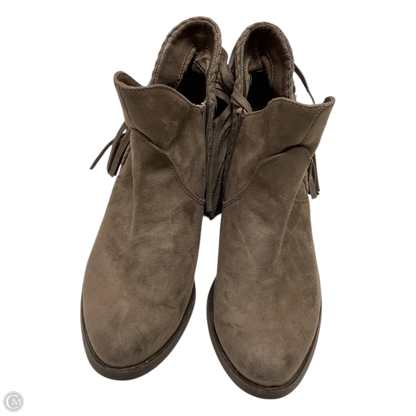 Boots Ankle Heels By Not Rated In Tan, Size: 7