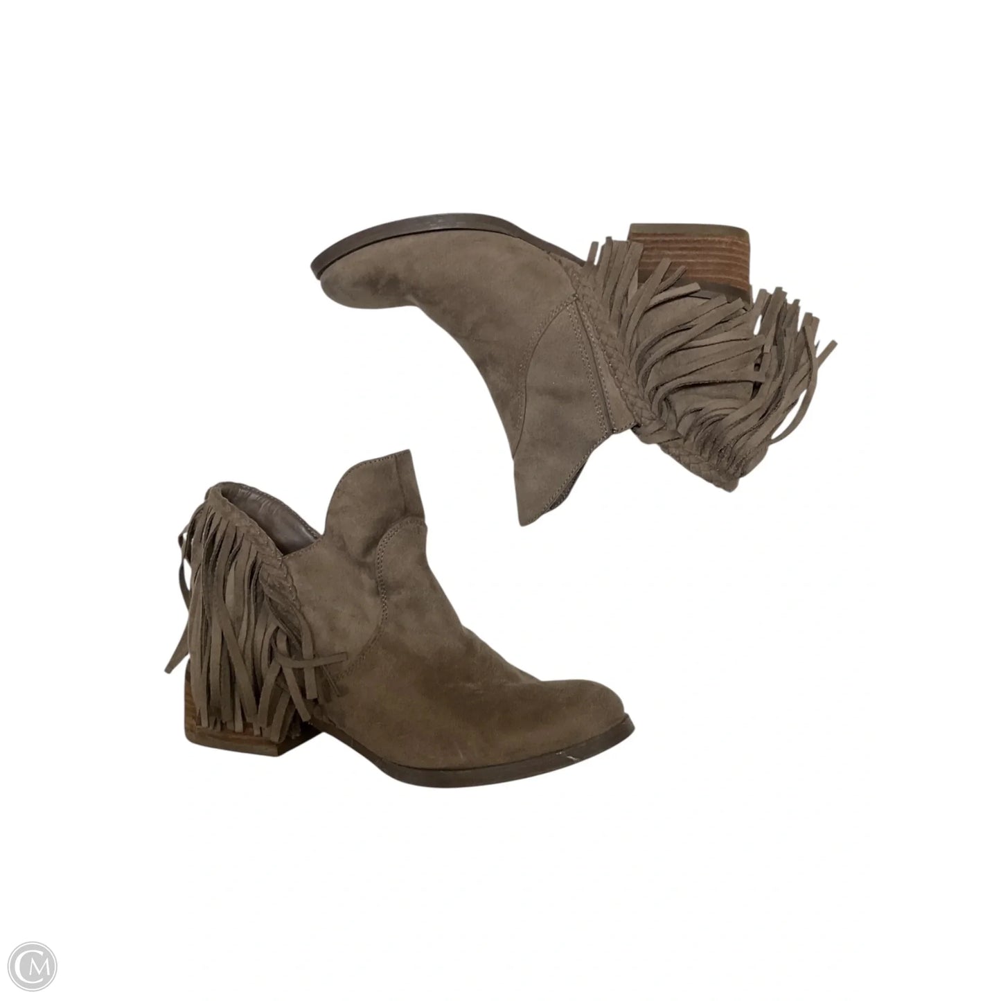 Boots Ankle Heels By Not Rated In Tan, Size: 7