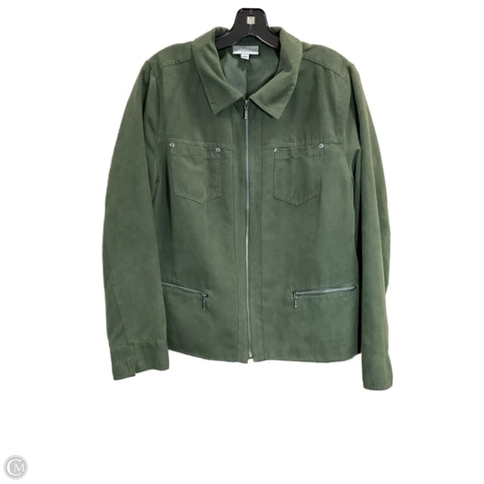 Jacket Other By Studio Works In Green, Size: 16