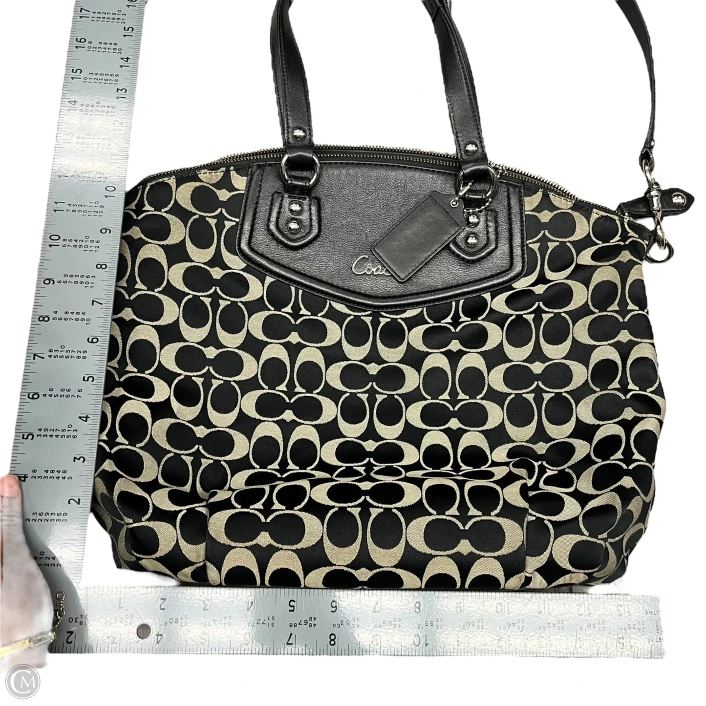 Handbag Designer By Coach, Size: Large