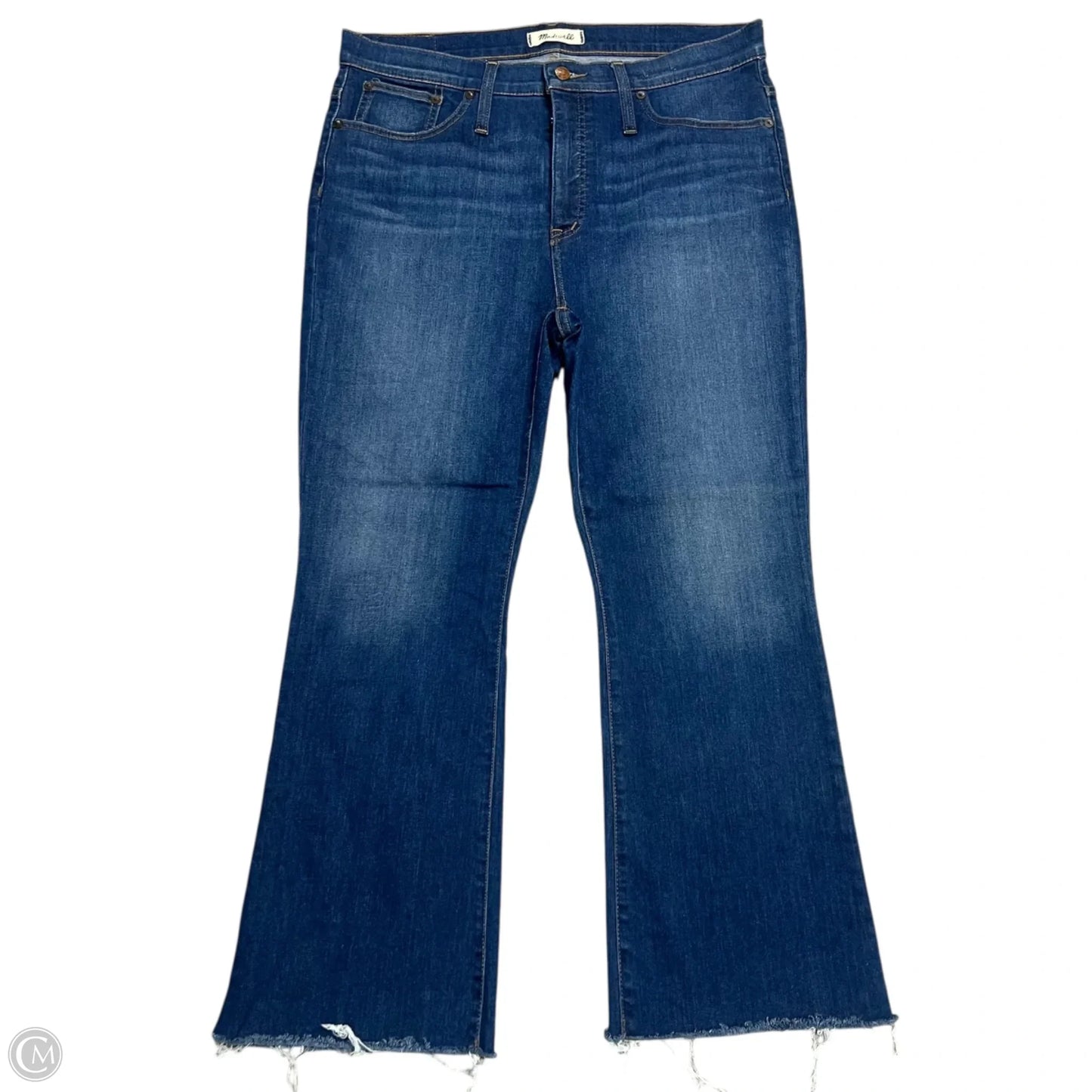 Jeans Flared By Madewell In Blue, Size: 14
