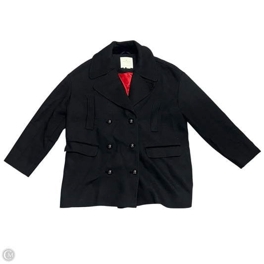 Coat Designer By Kate Spade In Black, Size: M