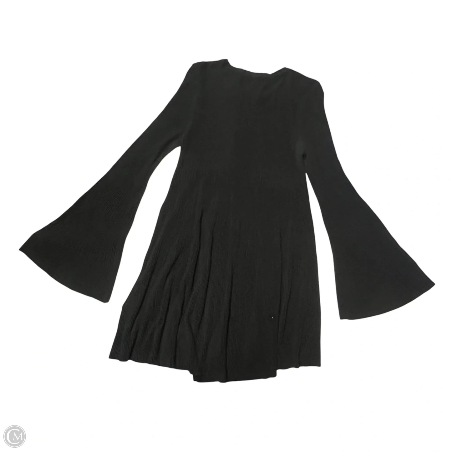 Dress Casual Midi By Topshop In Black, Size: 12