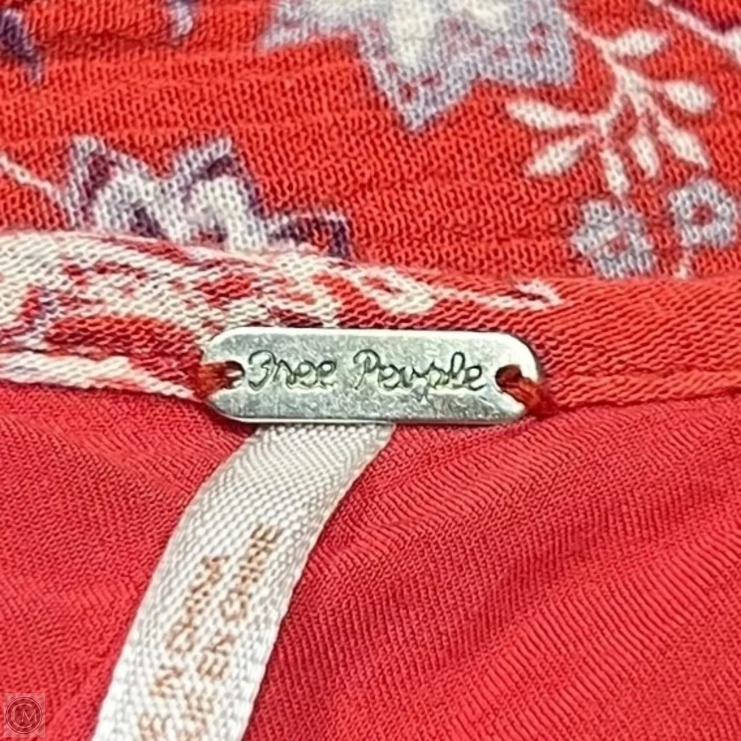 Blouse Long Sleeve By Free People In Red, Size: Xs