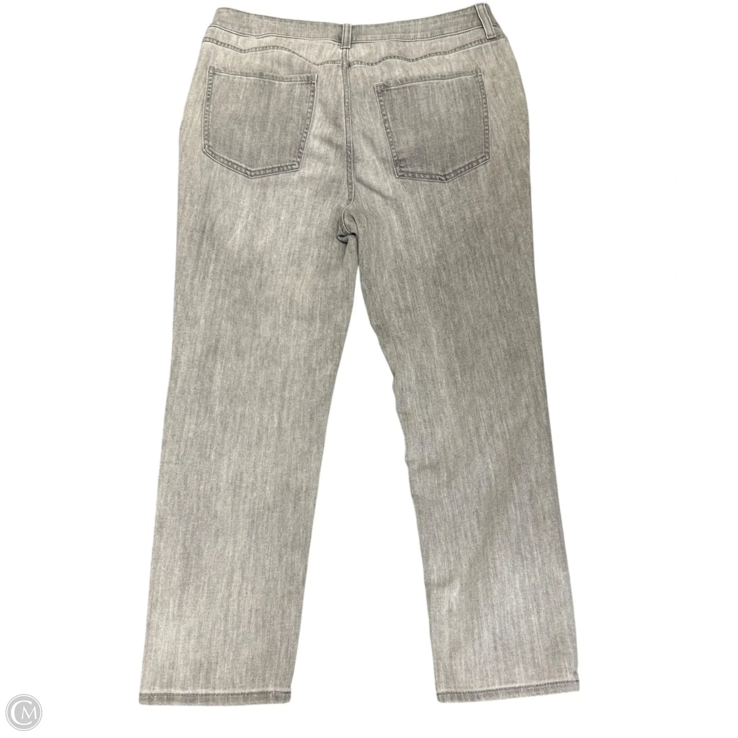 Jeans Boyfriend By Chicos In Grey, Size: 10