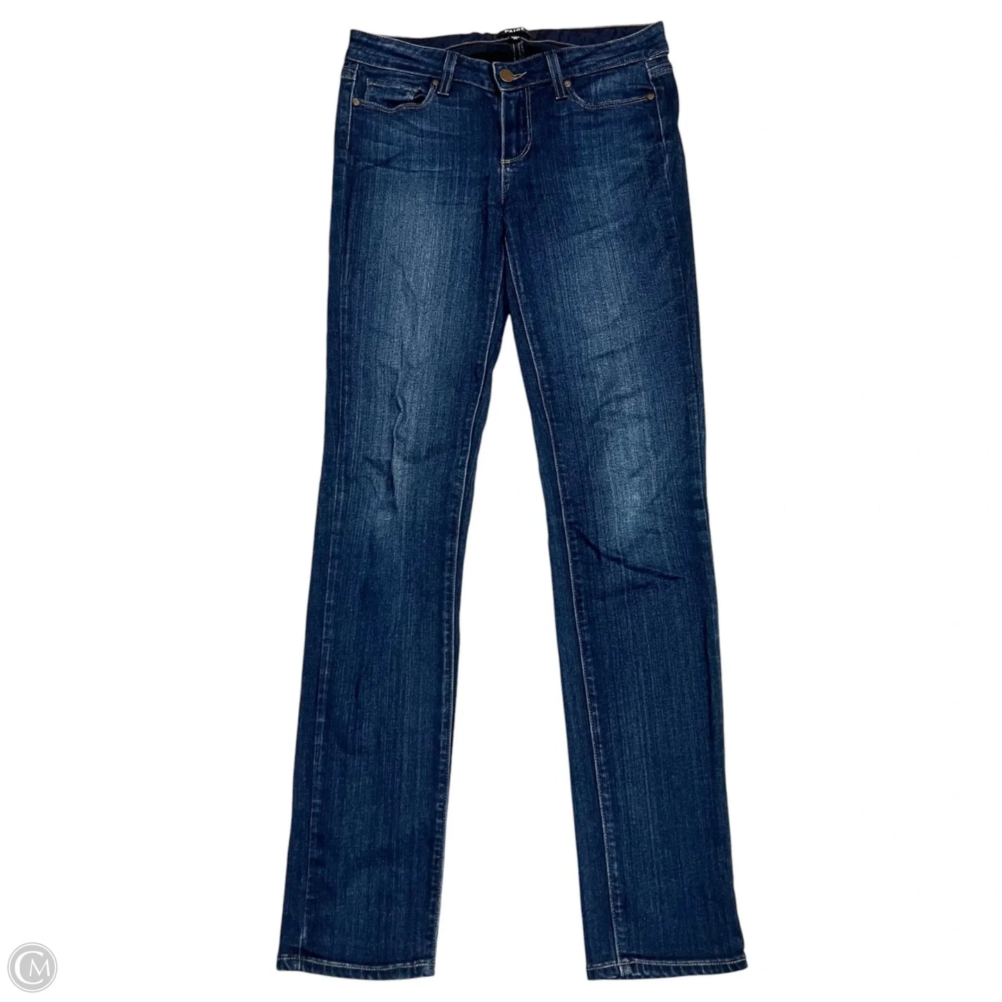 Jeans Skinny By Paige In Blue Denim, Size: 4