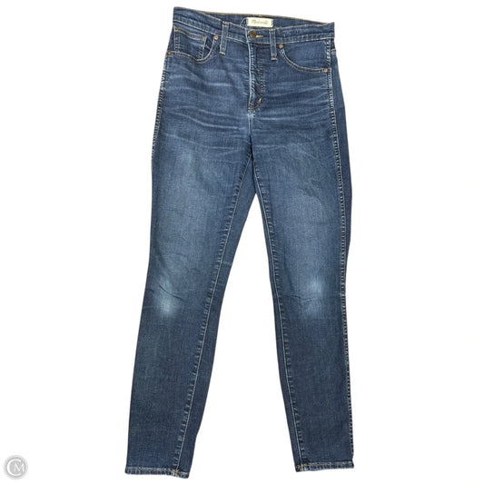 Jeans Skinny By Madewell In Blue Denim, Size: 6