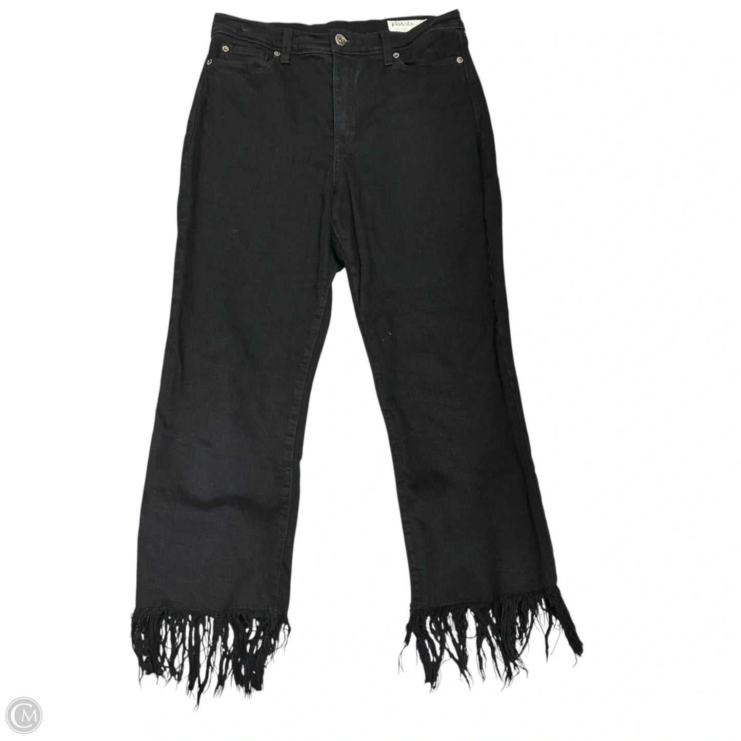 Jeans Straight By Pistola In Black, Size: 10