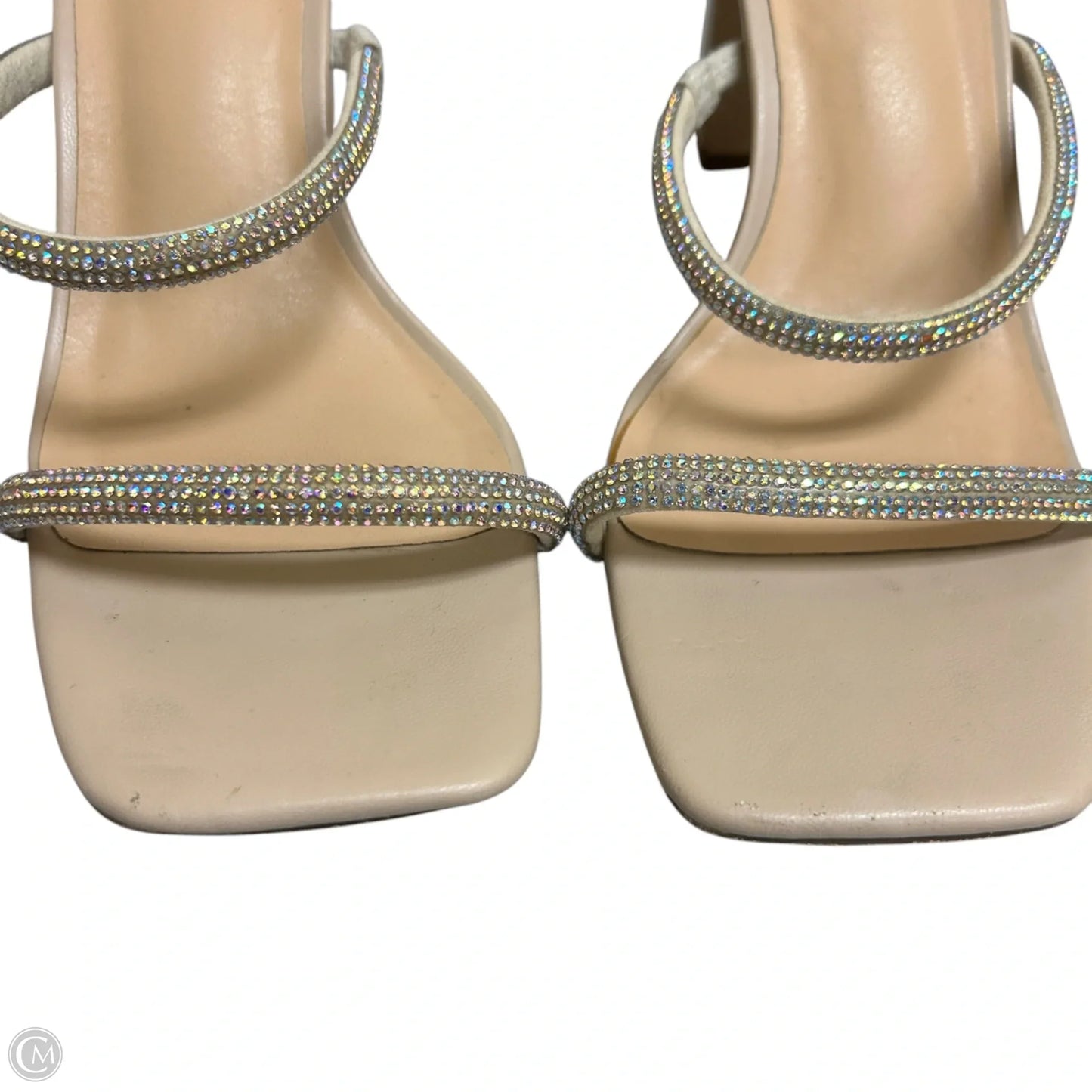 Shoes Heels Block By Xoxo In Taupe, Size: 8