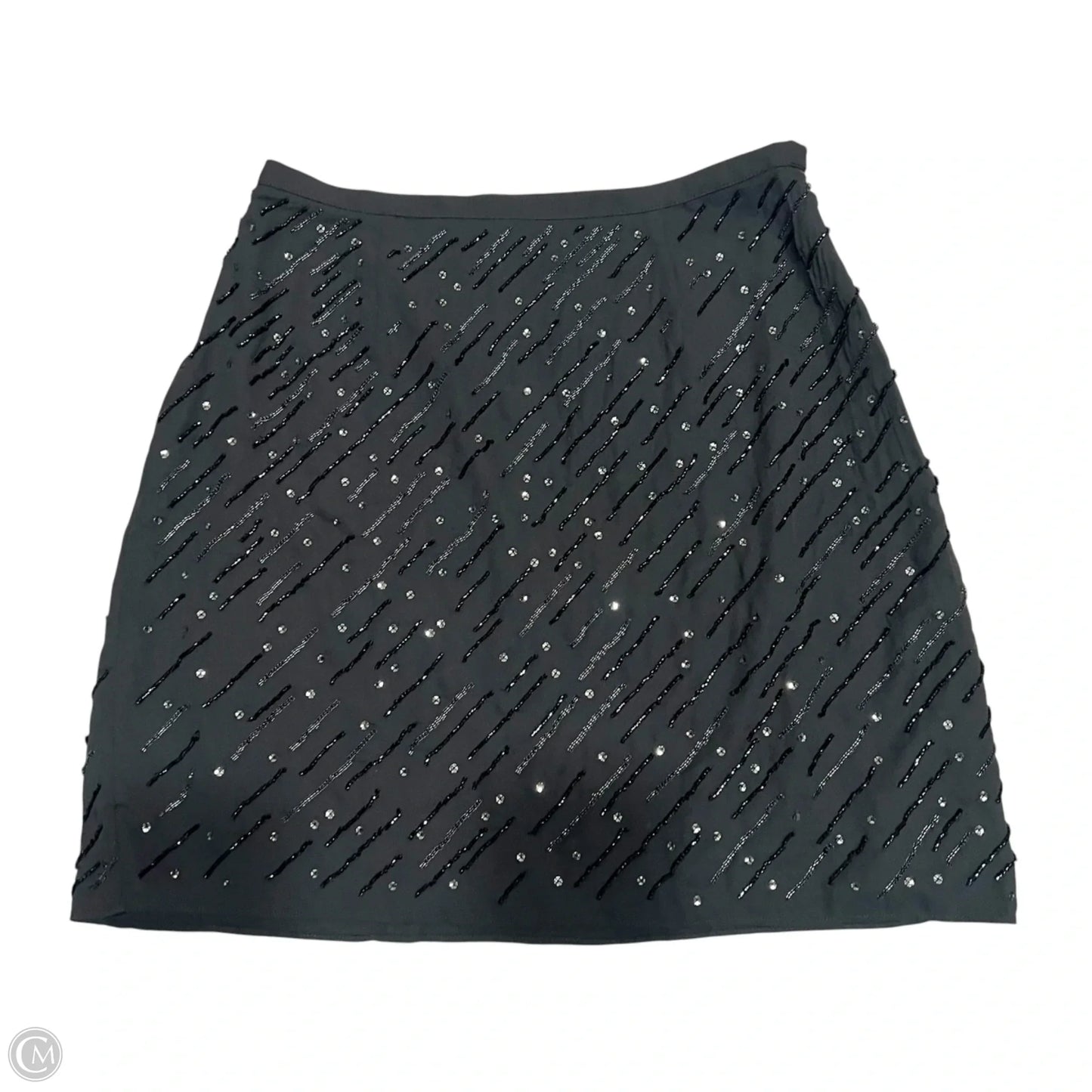 Skirt Midi By Banana Republic In Black, Size: 6
