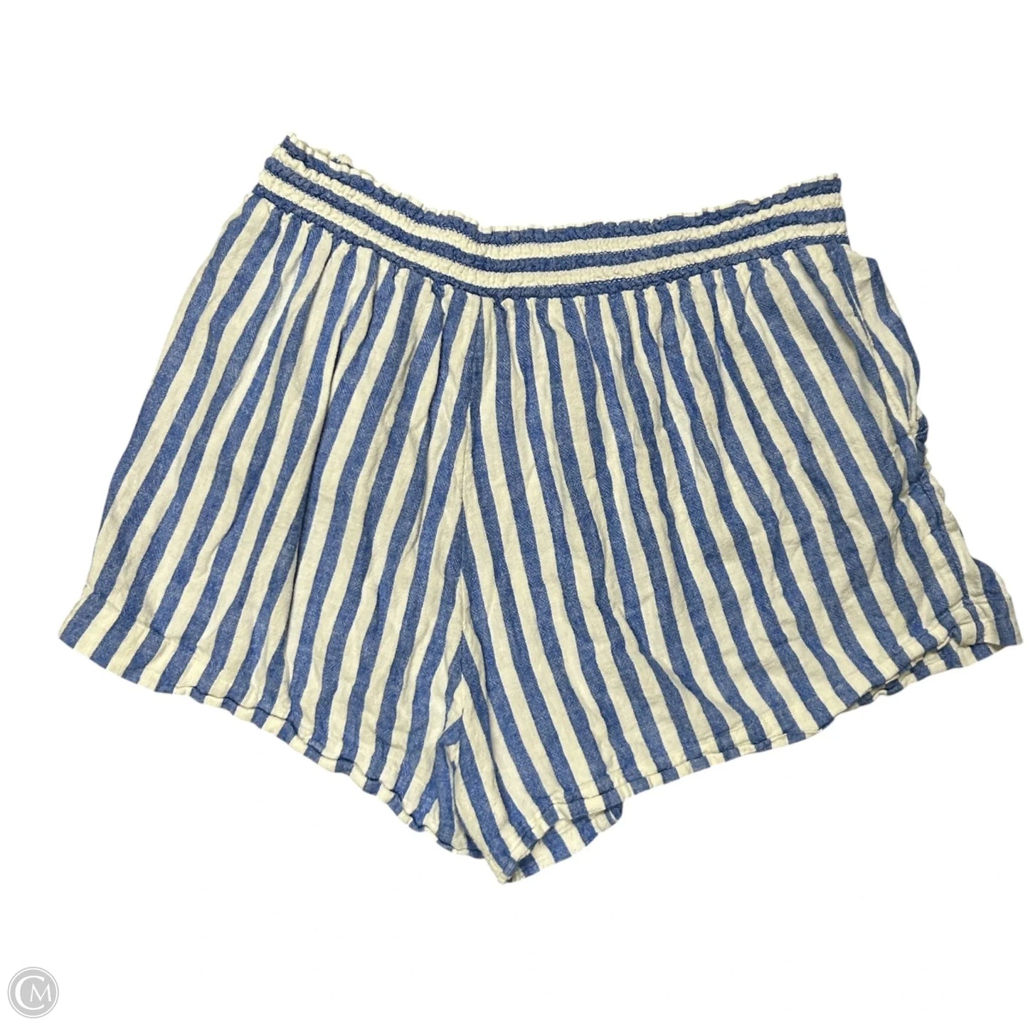 Shorts By Ava & Viv In Blue & White, Size: 20