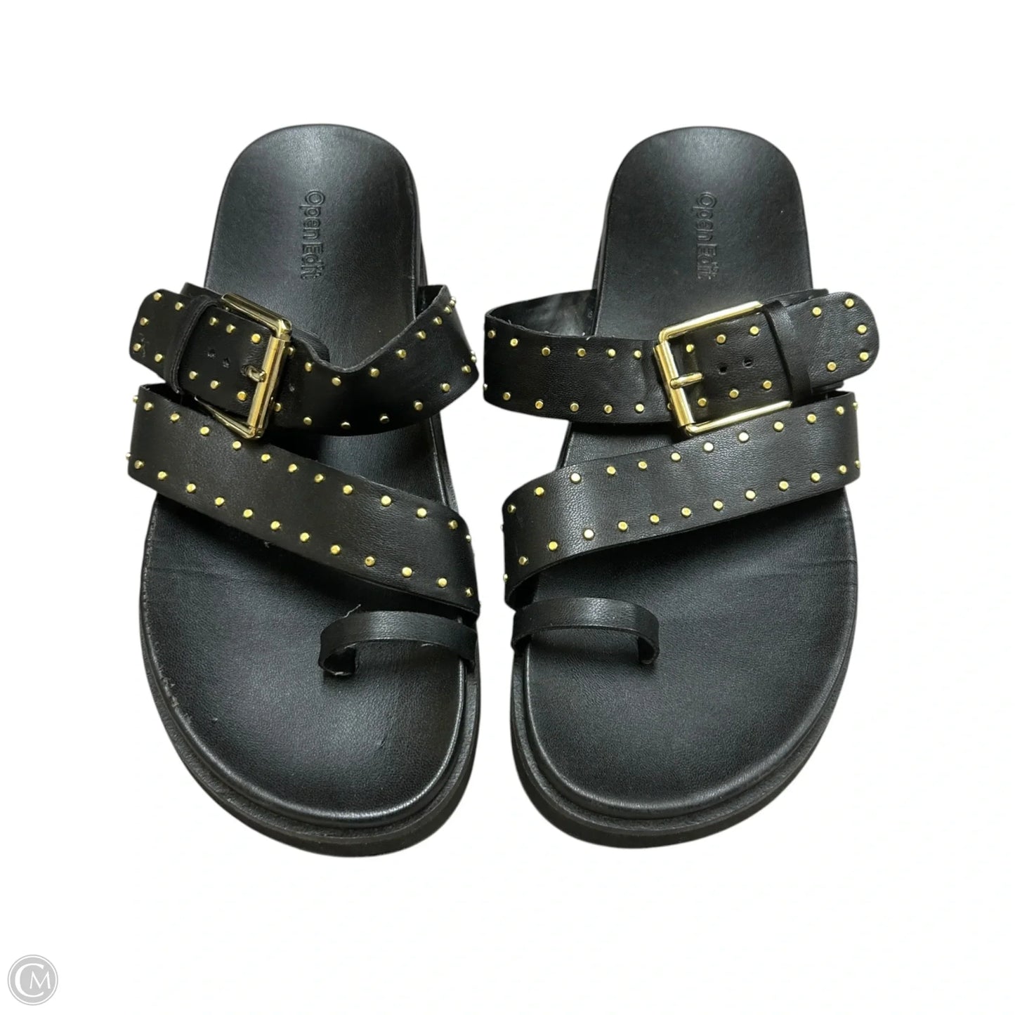 Sandals Flats By Open Edit In Black, Size: 9.5