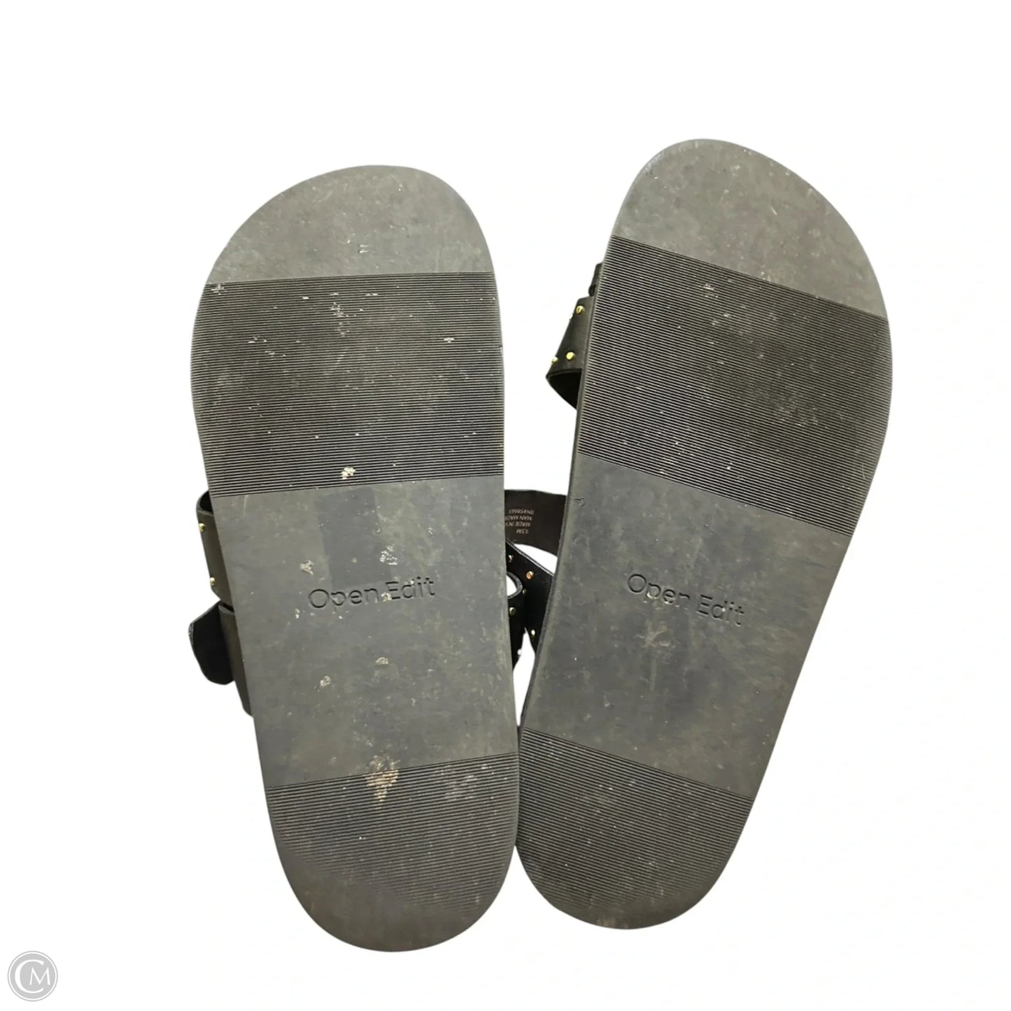 Sandals Flats By Open Edit In Black, Size: 9.5