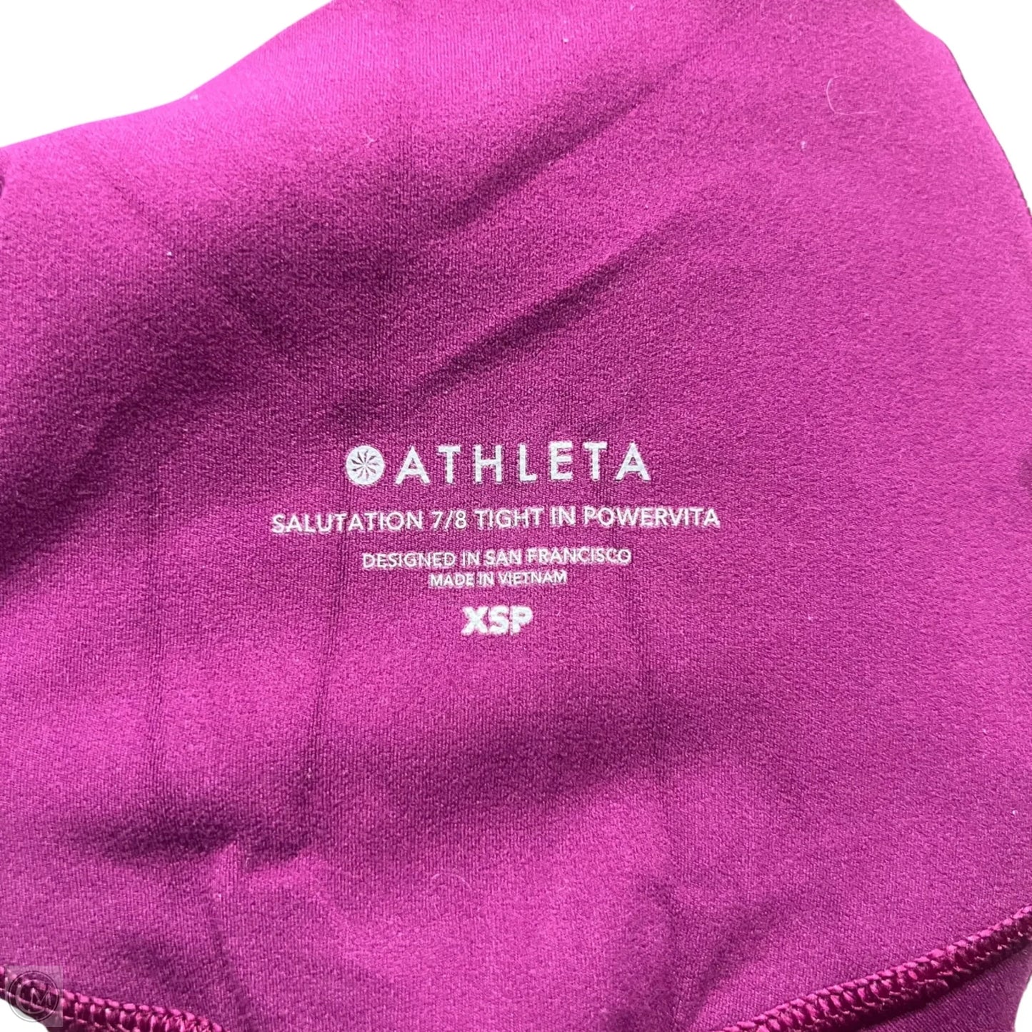 Athletic Leggings By Athleta In Pink, Size: Xsp