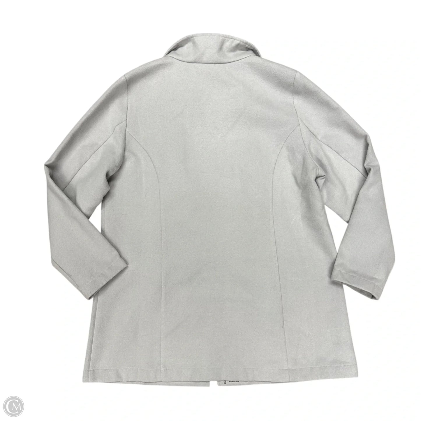 Coat By Zuda In Grey, Size: L