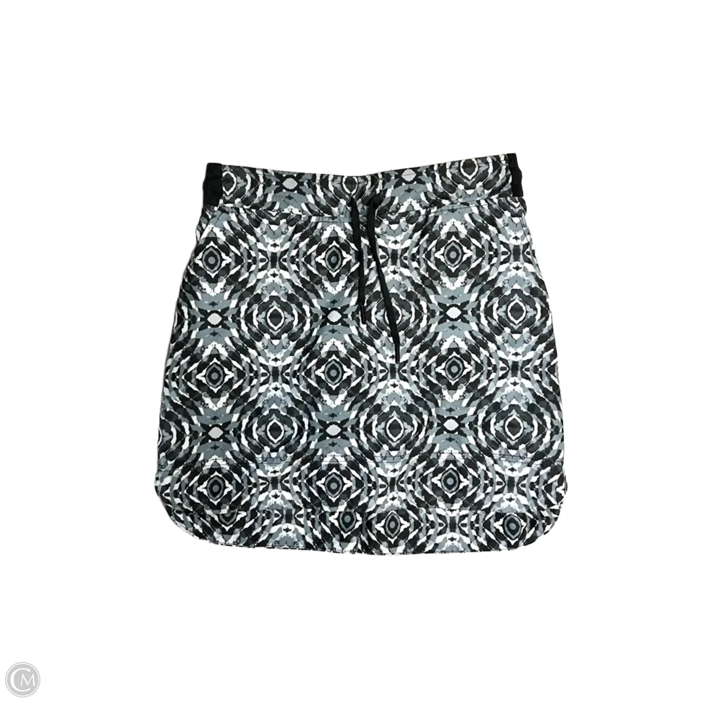 Athletic Skort By Zero Xposure In Black & Grey, Size: S