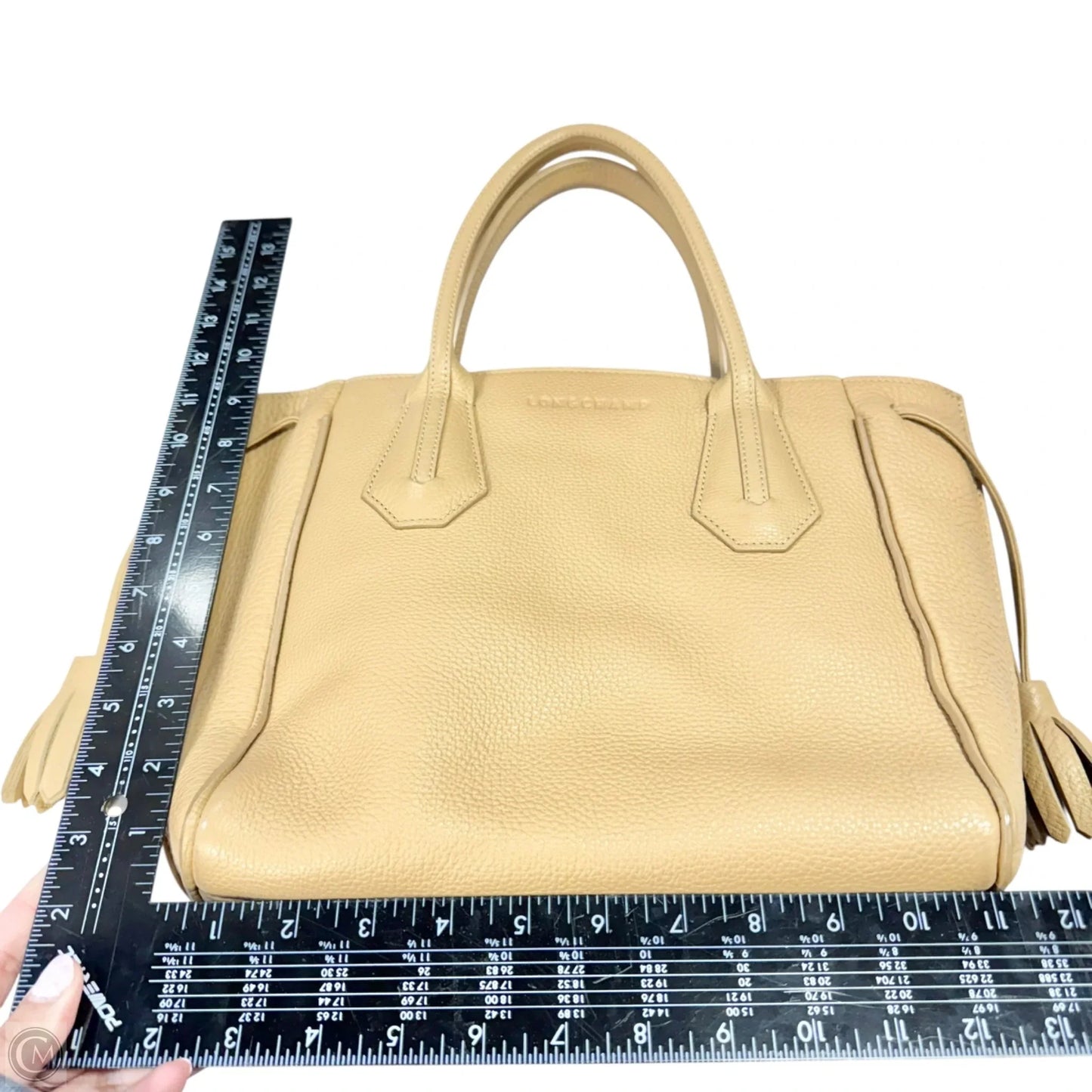 Tote Designer By Longchamp, Size: Medium