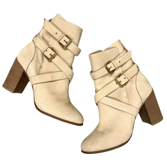 Boots Designer By Kate Spade In Tan, Size: 7