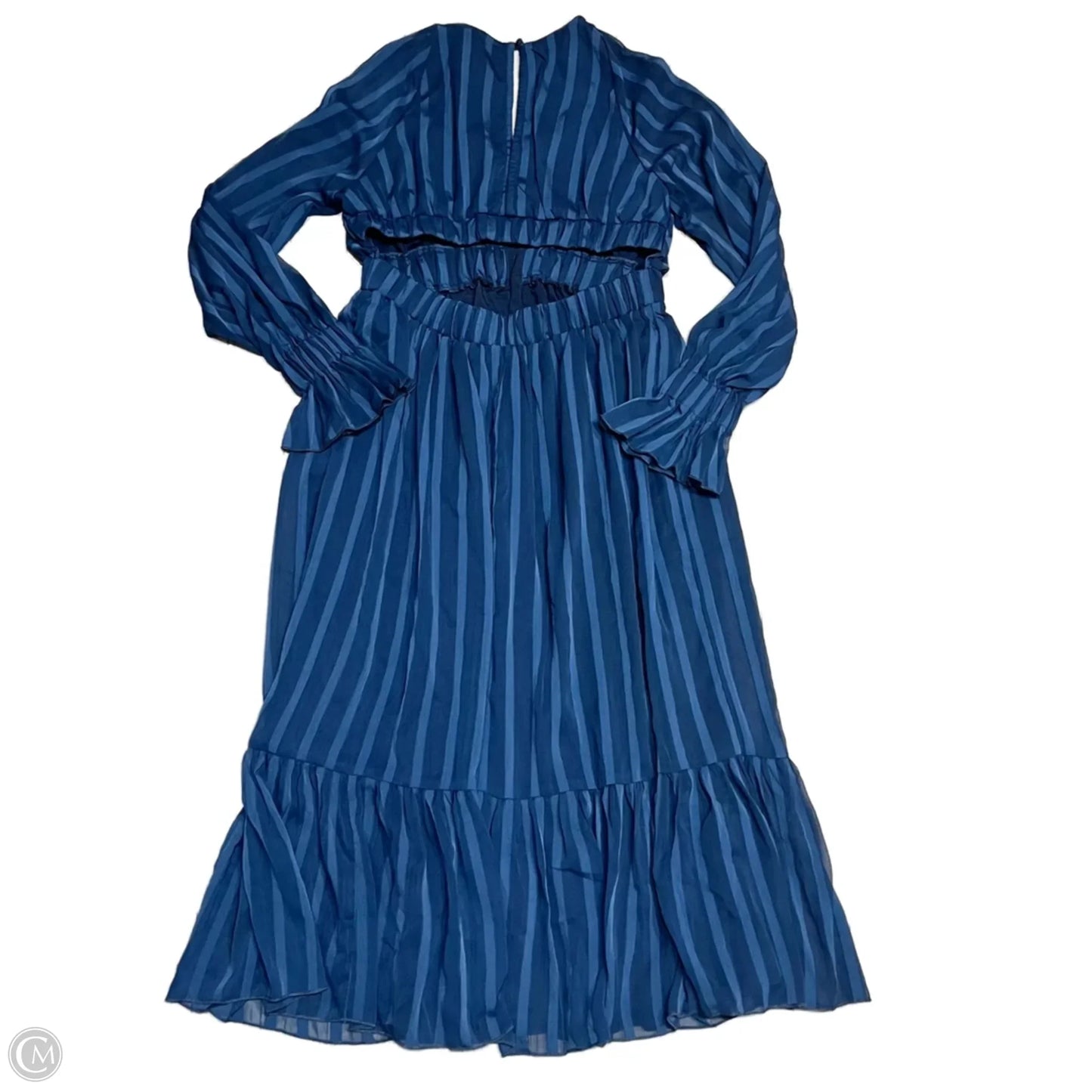 Dress Casual Maxi By Asos In Blue, Size: M