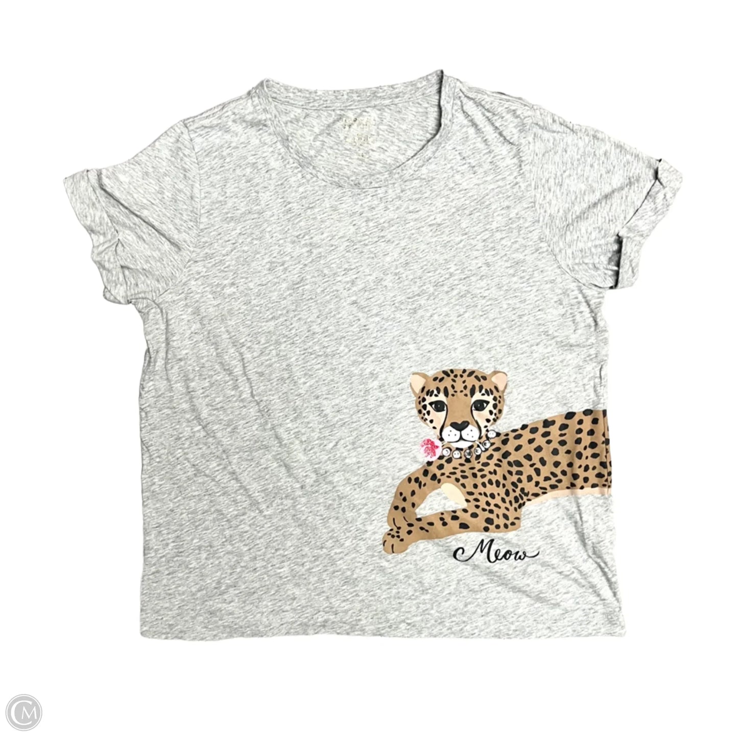 Top Short Sleeve Designer By Kate Spade In Grey, Size: L