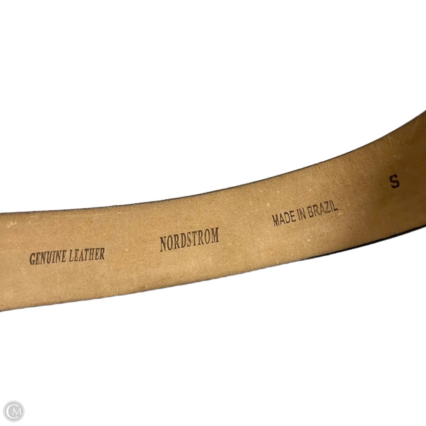 Belt Leather By Nordstrom, Size:Small