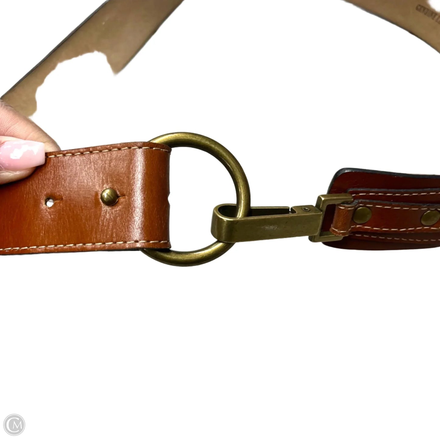 Belt Leather By Nordstrom, Size:Small