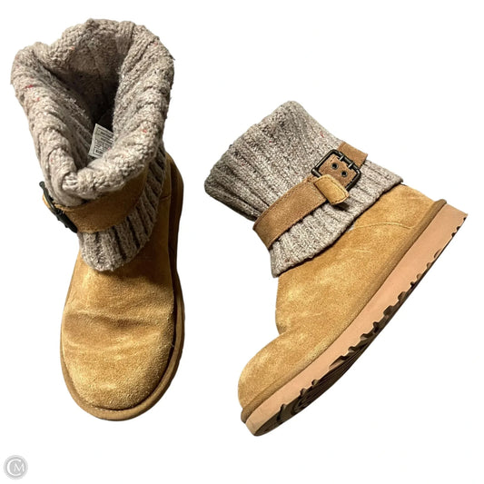 Boots Designer By Ugg In Tan, Size: 5.5