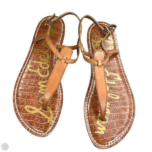 Sandals Flats By Sam Edelman In Brown, Size: 7