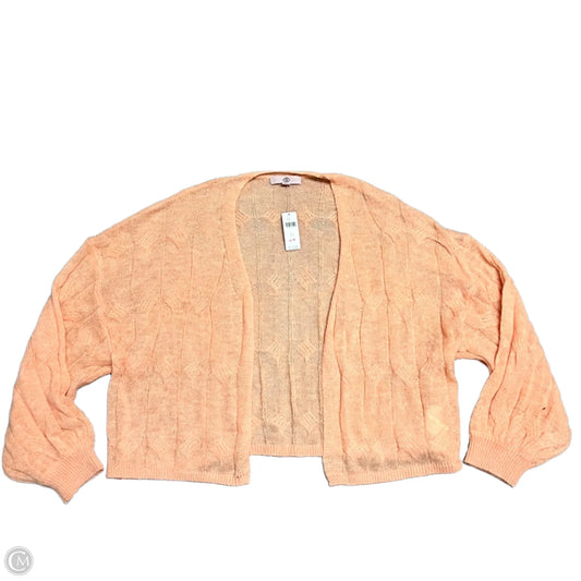 Sweater Cardigan By Anthropologie In Orange, Size: Osfm