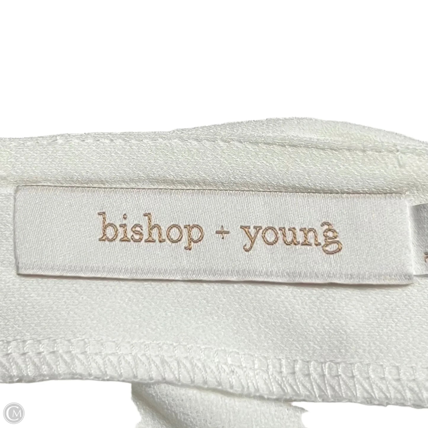 Top Short Sleeve By Bishop + Young In Cream, Size: M
