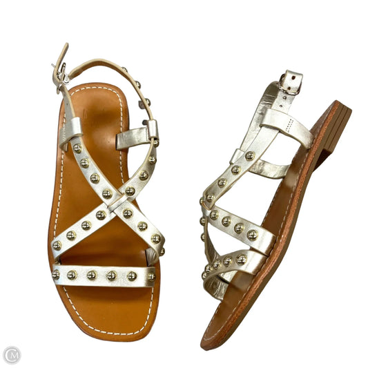 Sandals Flats By Marc Fisher In Gold, Size: 6