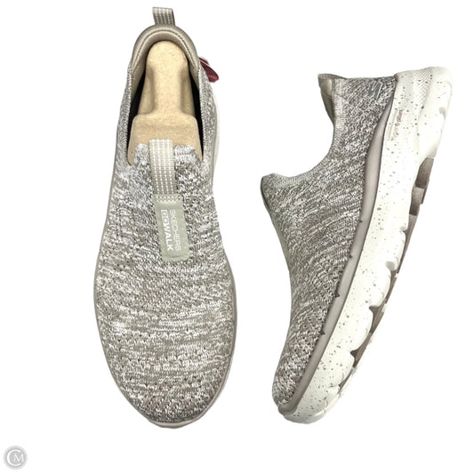 Shoes Athletic By Skechers In Taupe, Size: 7