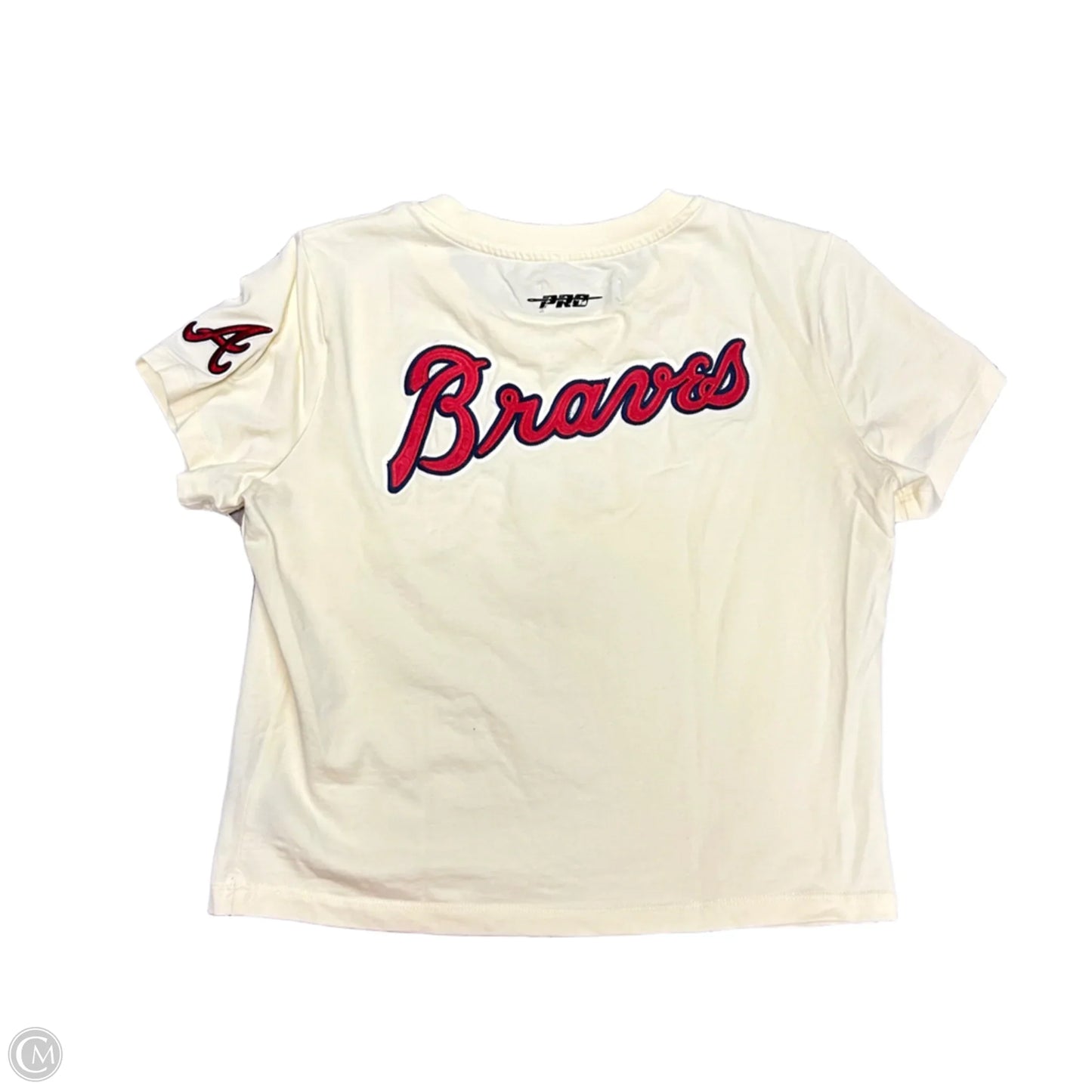 Top Short Sleeve By Pro Standard In Cream, Size: S