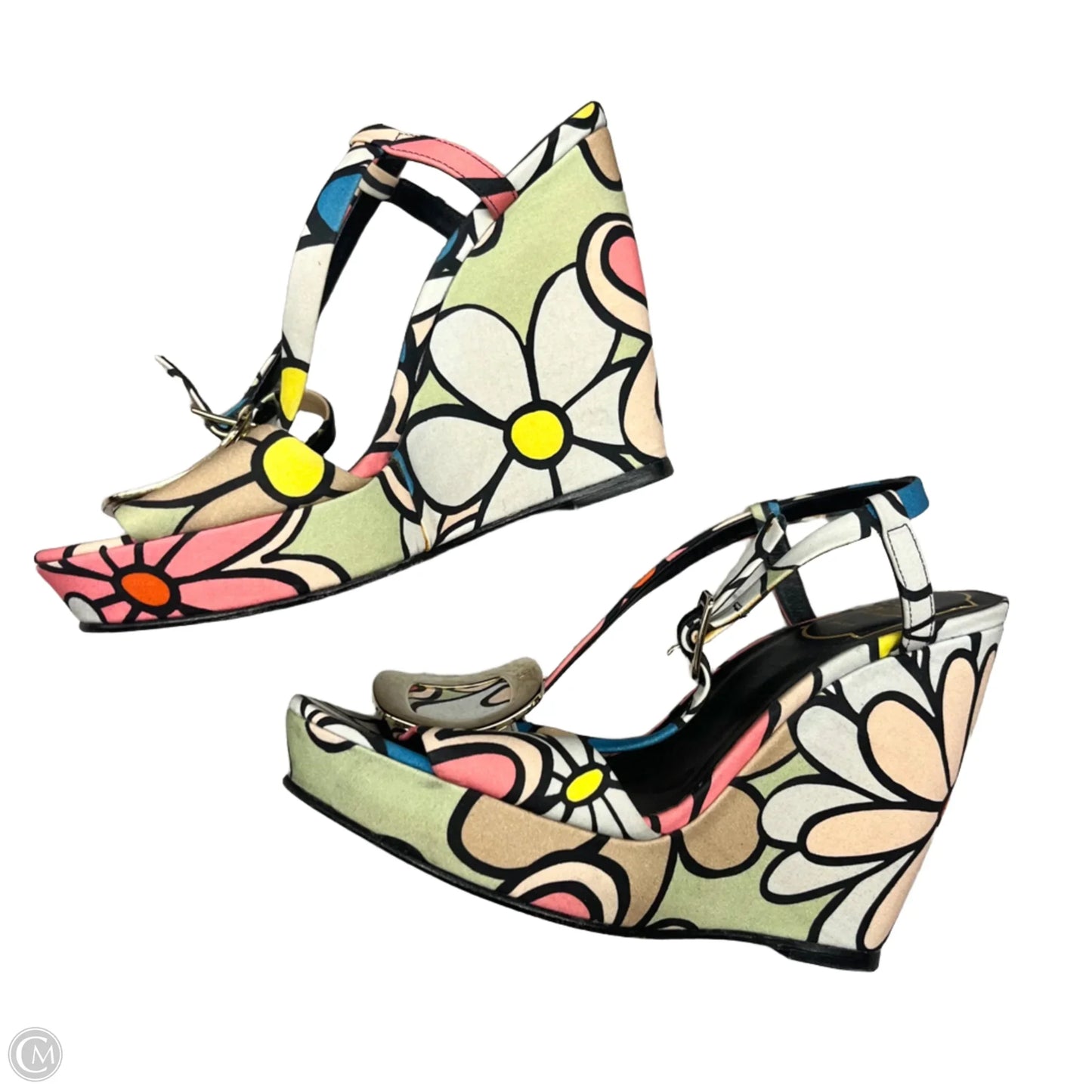 Sandals Designer By Roger Vivier In Multi-colored, Size: 6.5