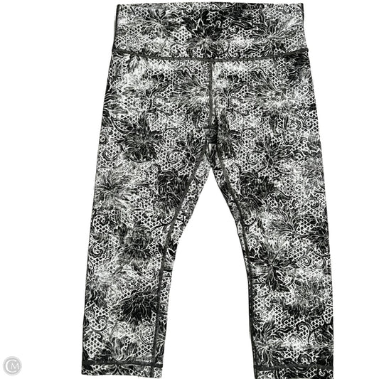 Athletic Capris By Lululemon In Grey, Size: 12