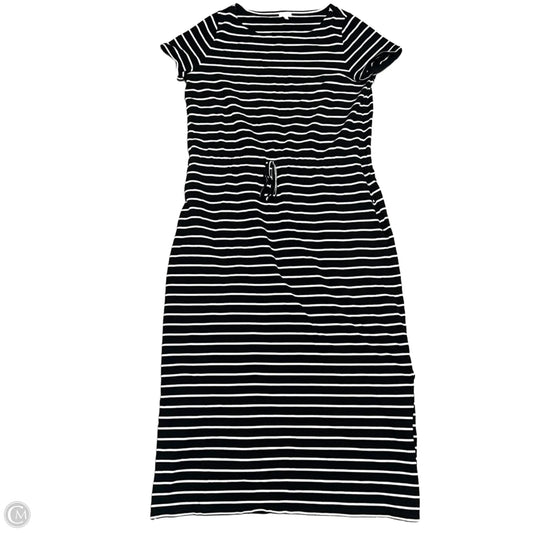 Dress Casual Maxi By Talbots In Black & White, Size: 1x