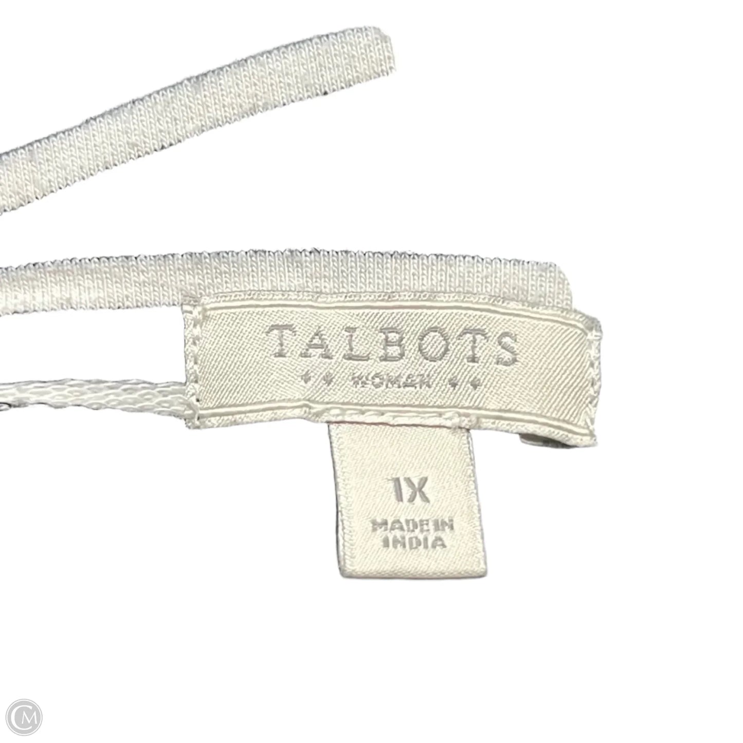 Dress Casual Maxi By Talbots In Black & White, Size: 1x